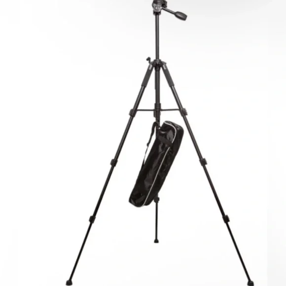 NIB AnywhereCart AC-TRPD-HA - Video/Photo Tripod with 3-Way Pan/Tilt Head & Bag - Picture 3 of 5